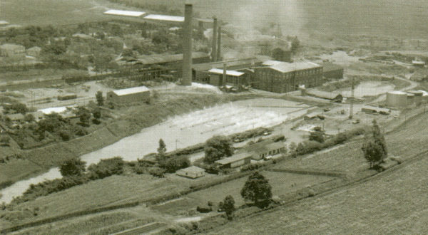 Vista da Usina Barra Grande, no ano de 1974