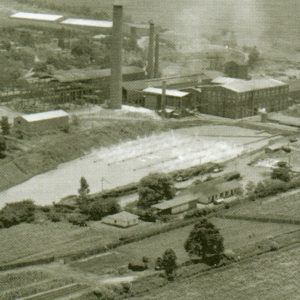 Vista da Usina Barra Grande, no ano de 1974.